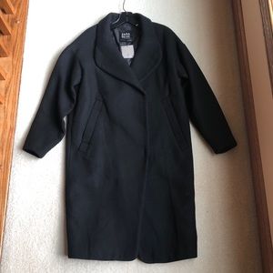 NWT ZARA OVERSIZED peacoat XS